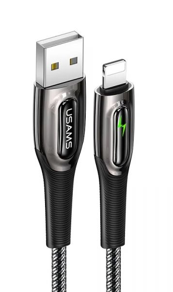  Usams US-SJ469 USB - Lightning, 1.2 , Black (SJ469USB01) -  1