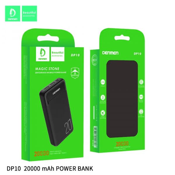    Denmen DP10 20000mAh Black -  2