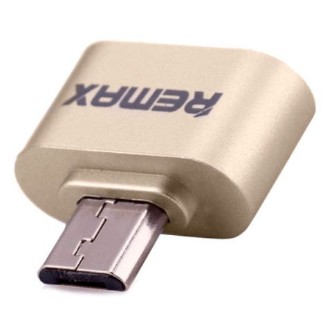  Remax RA-OTG microUSB-USB Gold (6954851289784) -  1