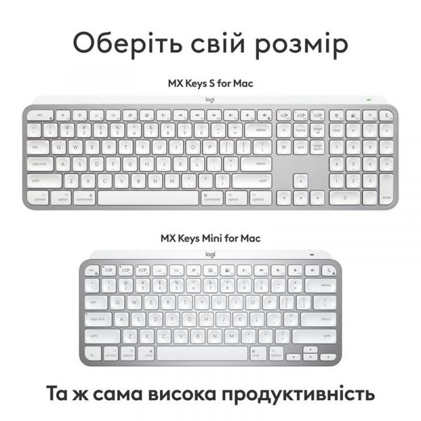   Logitech MX Keys S for Mac Pale Grey (920-011638) -  10