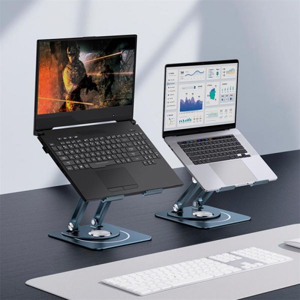 ϳ   Baseus UltraStable Pro Series Rotatable and Foldable Laptop Stand (Three-Fold Version) Space Grey (B10059900811-01) -  8