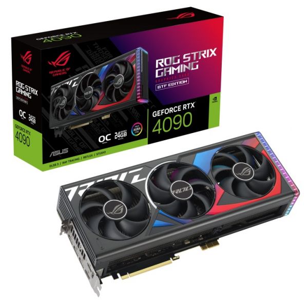  GF RTX 4090 24GB GDDR6X ROG Strix Gaming BTF OC Asus (ROG-STRIX-RTX4090-O24G-BTF-GAMING) -  1