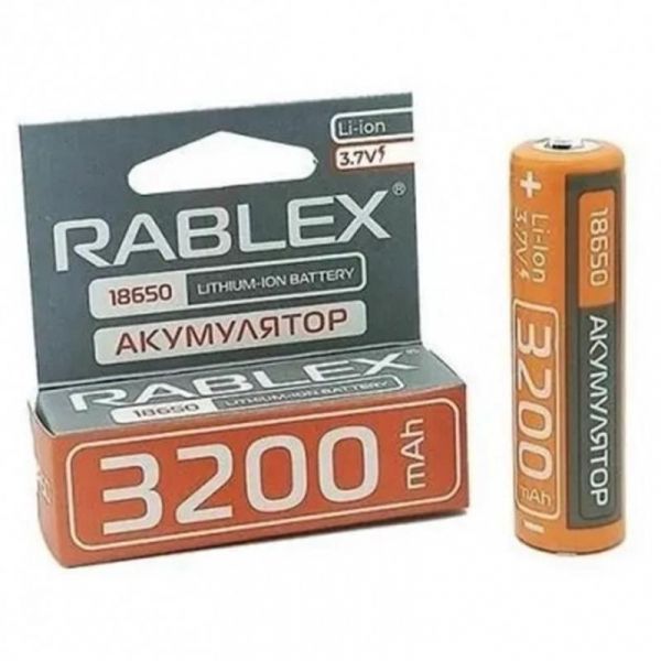  Rablex 18650 Li-Ion 3200mAh -  1