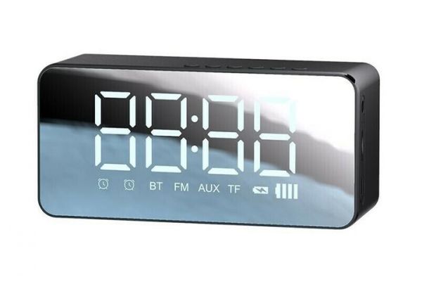   Usams US-YX007 Multi-functional Alarm Clock Black (YX7LY01) -  1