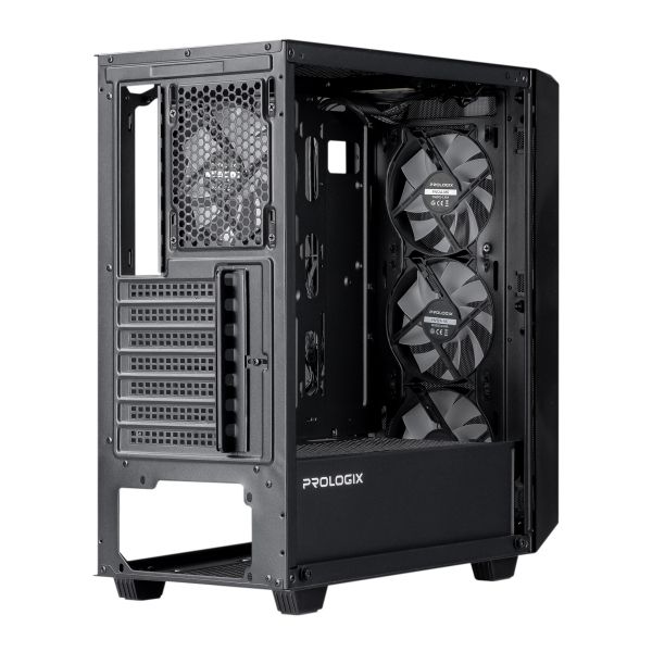  Prologix E120 Tempered Glass&Mesh Black -  5