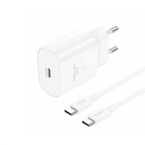    Foneng EU51 (USB-3A) White (EU51-CH-W) +  USB Type C -  1