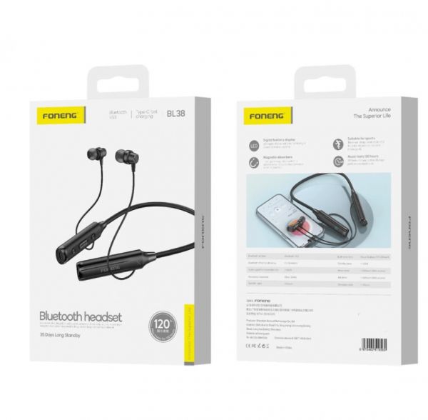 Bluetooth- Foneng Neckband Sport (BL38) -  2