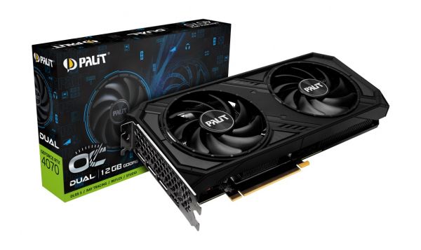 ³ GF RTX 4070 12GB GDDR6 Dual OC Palit (NE64070S19K9-1048D) -  1