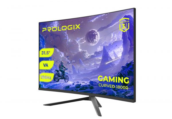  Prologix Gaming 31.5" GM3224CQ VA Black Curved 165Hz -  2