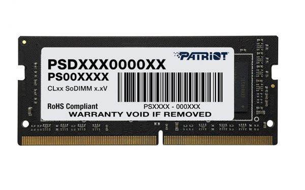   SO-DIMM 8GB/2666 DDR4 Patriot (PSD48G26662S) -  1