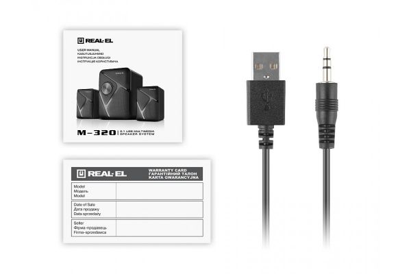   REAL-EL M-320 Black -  7