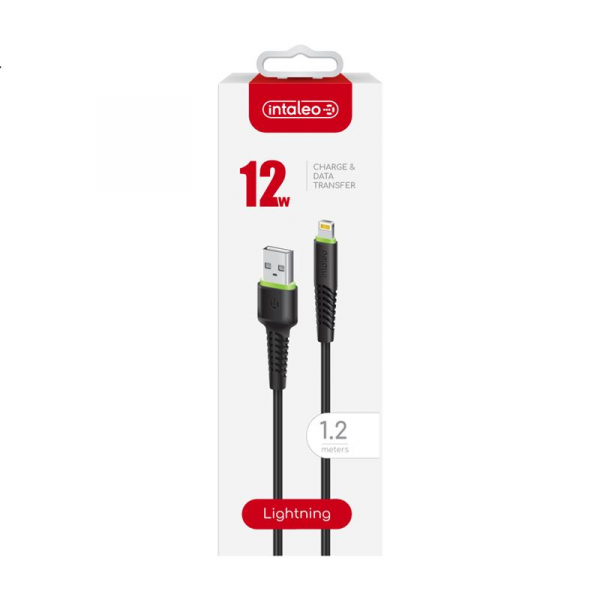  Intaleo CBFLEXL1 USB - Lightning (M/M), 1.2 , Black (1283126577673) -  4