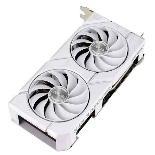  GF RTX 4060 8GB GDDR6 Dual Evo White OC Asus (DUAL-RTX4060-O8G-EVO-WHITE) -  6