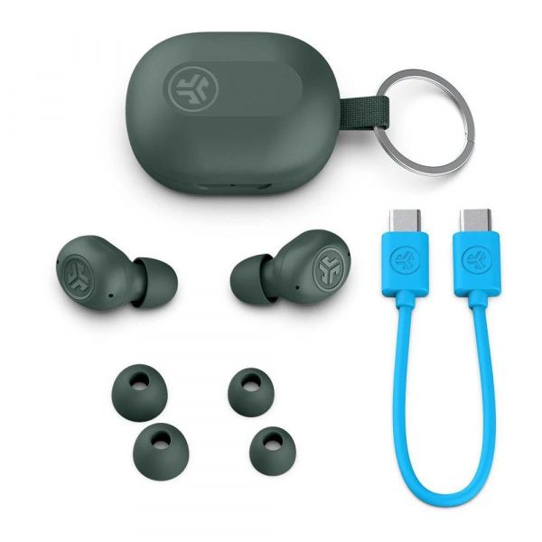 Bluetooth- JLab JBuds Mini Sage Gray (IEUEBJBMINIRSGE124) -  6