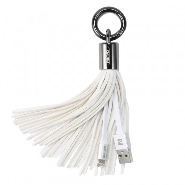  Remax RC-053i Tassel Ring USB-Lightning, 0.15, White (6954851260158) -  1