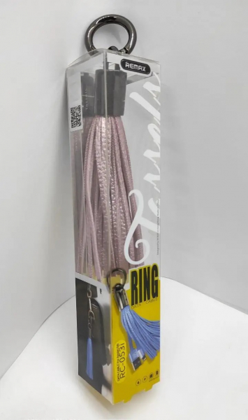  Remax RC-053i Tassel Ring USB-Lightning, 0.15, Pink (6954851260189) -  3