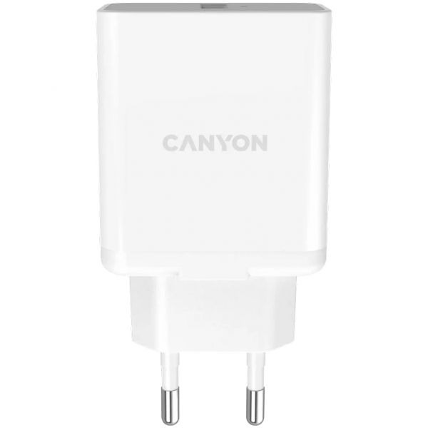    Canyon H-24 (1USB3A) QC3.0 White (CNE-CHA24W) -  3