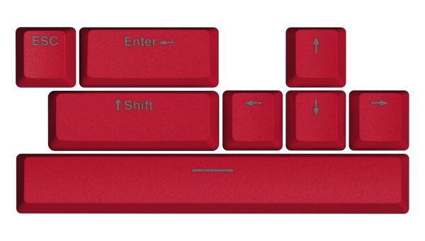   Hator PBT Keycaps Autograph Edition Racing Red (HTS-713) -  1