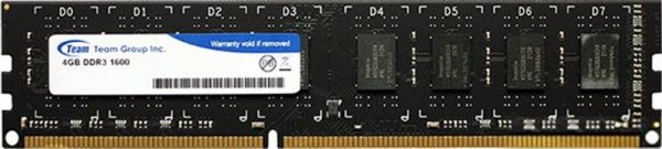   DDR3 4GB/1600 Team Elite (TED34G1C00C11-S01) -  1