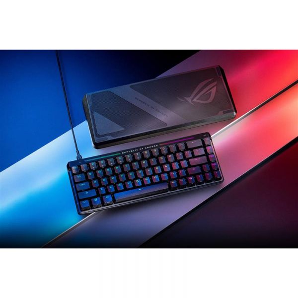  Asus ROG Falchion Ace LED 68key HFX Magnetic Switches Black (90MP03VE-BKUA20) -  2