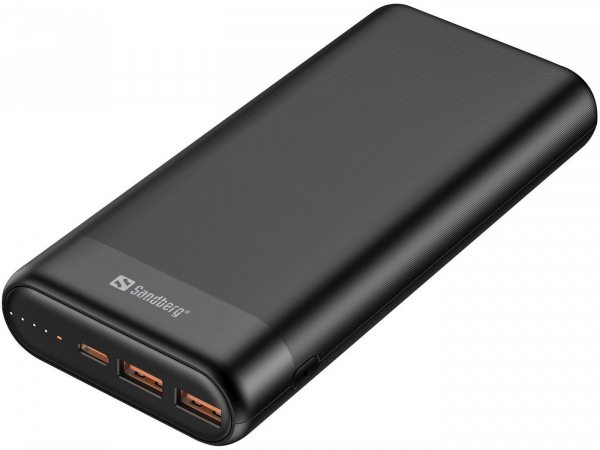    Sandberg Powerbank 20000mAh PD 65W Black (420-62) -  1