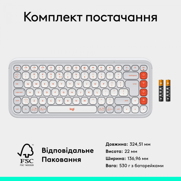 i  Logitech Pop Icon Keys Off White (920-013072) -  11