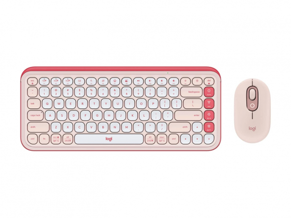  (, )  Logitech Pop Icon Combo Rose (920-013142) -  1