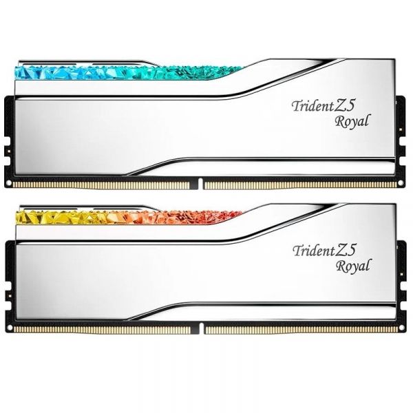  `i DDR5 2x16GB/6400 G.Skill Trident Z5 Royal Silver (F5-6400J3239G16GX2-TR5S) -  1