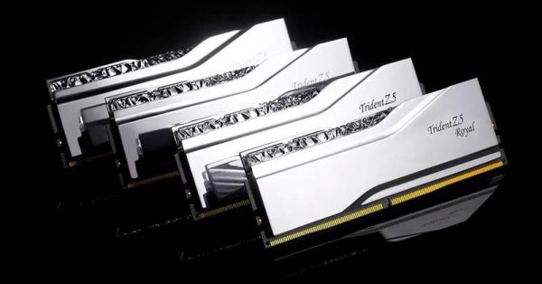  `i DDR5 2x16GB/6400 G.Skill Trident Z5 Royal Silver (F5-6400J3239G16GX2-TR5S) -  4