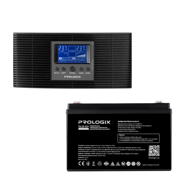       Prologix 1000 (PLP1000XL) +  PL12-100, AGM -  1