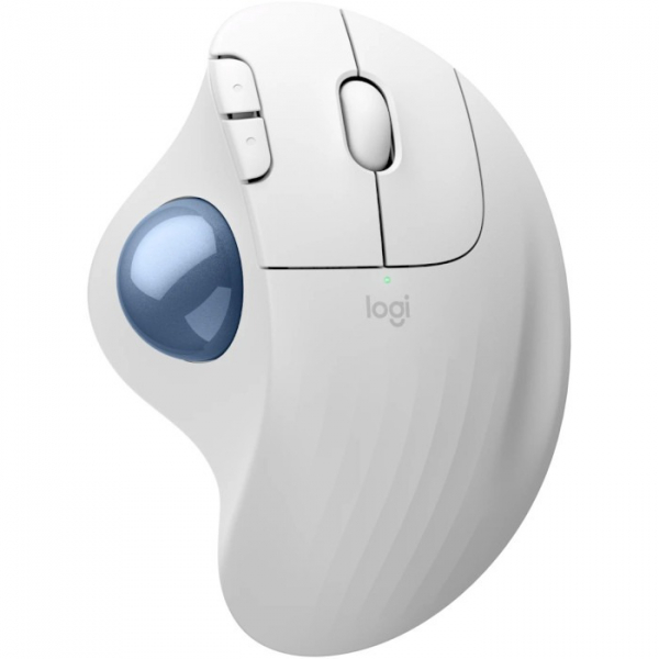   Logitech Ergo M575S Off-White + Blue Ball (910-007030) -  1