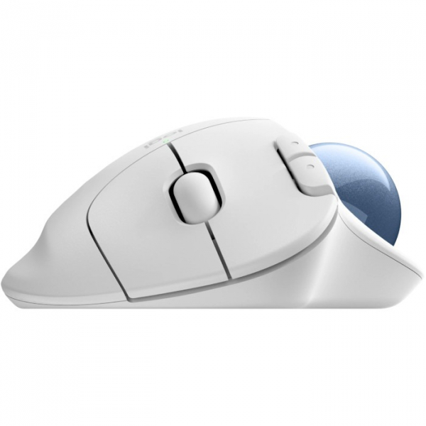   Logitech Ergo M575S Off-White + Blue Ball (910-007030) -  3