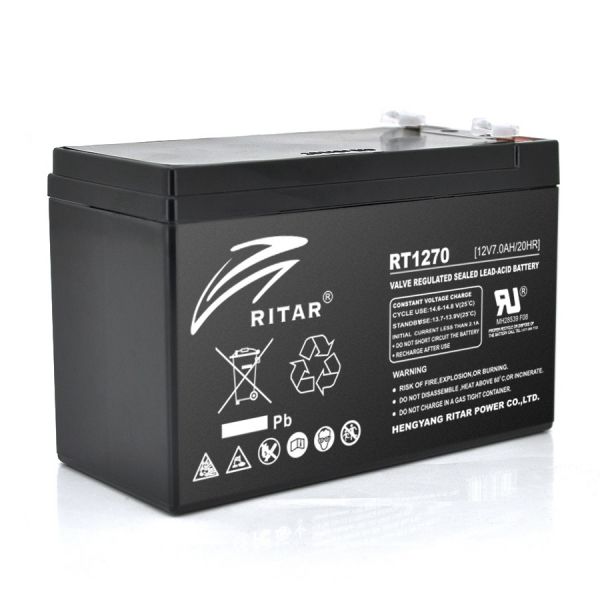      Ritar 12V 7Ah (RT1270B/08218) AGM -  1