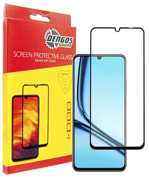   Dengos  Realme Note 50 Black Full Glue (TGFG-371) -  1