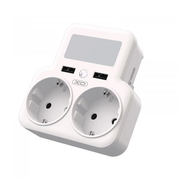    XO WL09 (2  4000W; 2USB 2.4A) White (WL09.white) -  1