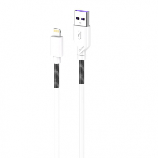  SkyDolphin S27L Spring Anti-Brake USB - Lightning (M/M), 1 , White (SDUSB-000608) -  1