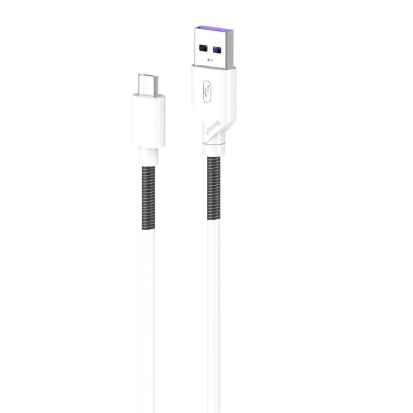  SkyDolphin S27V Spring Anti-Brake USB - micro USB (M/M), 1 , White (SDUSB-000612) -  1