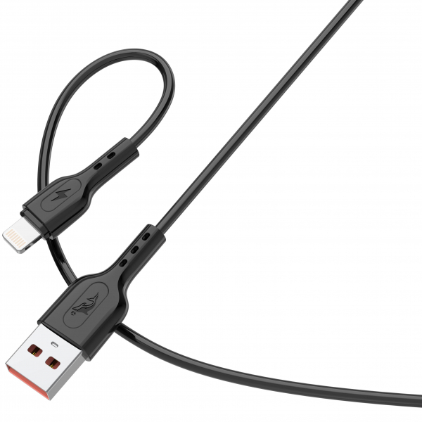  SkyDolphin S66L USB - Lightning (M/M), 1 , Black (SDUSB-000648) -  1