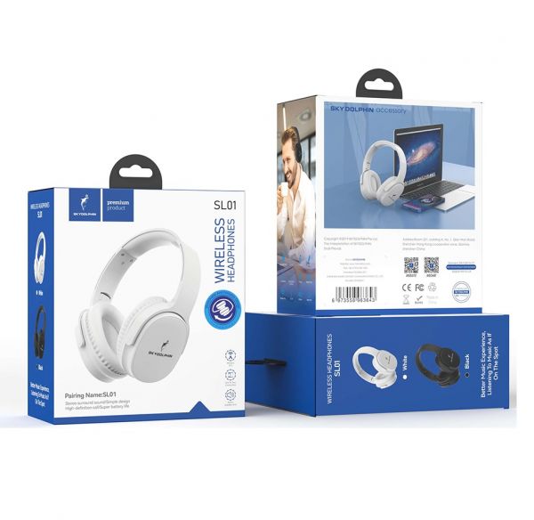 Bluetooth- SkyDolphin SL01 White (SDBTE-000185) -  3