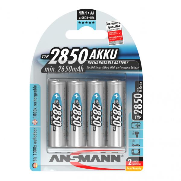  Ansmann AA/HR06 NI-MH 2850 mAh BL 4  -  1