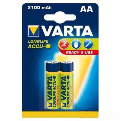  Varta Rechargeable Accu AA/HR06 NI-MH 2100 mAh BL 2 -  1