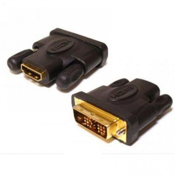  DVI(male) -HDMI(female) black 24pin -  1