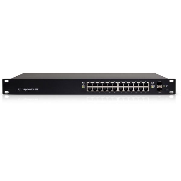  Ubiquiti EdgeSwitch ES-24-250W(24*1000 PoE+,  2*SFP, 250W max) -  1