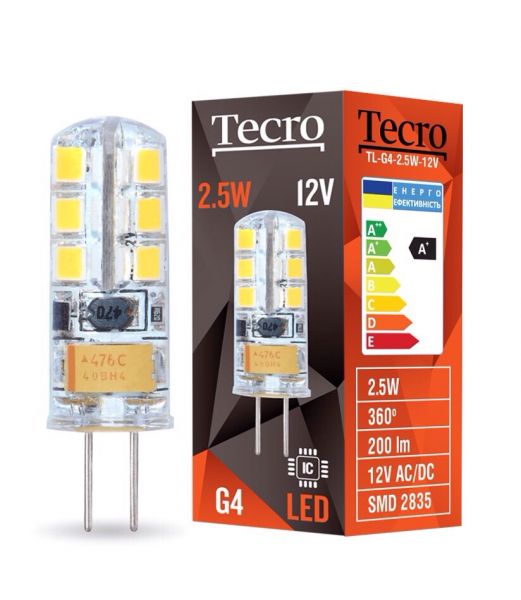   Tecro 2.5W G4 4100K (TL-G4-2.5W-12V) -  1