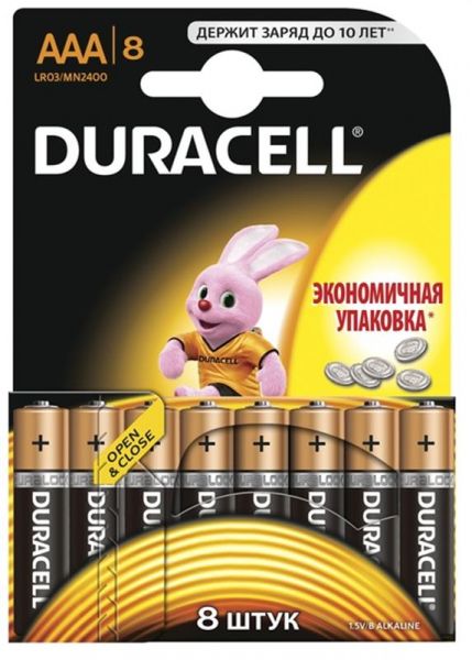  Duracell Basic AAA/LR03 BL 8 -  1