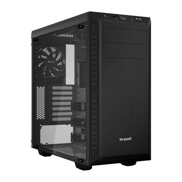  be quiet! Pure Base 600 Window Black, Mid Tower,  ,  ATX / Micro ATX / Mini ITX, 1x120  + 1x140  Fan (BGW21) -  1