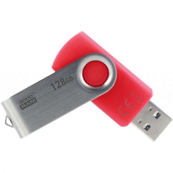 - USB3.0 128GB GOODRAM UTS3 (Twister) Red (UTS3-1280R0R11) -  2