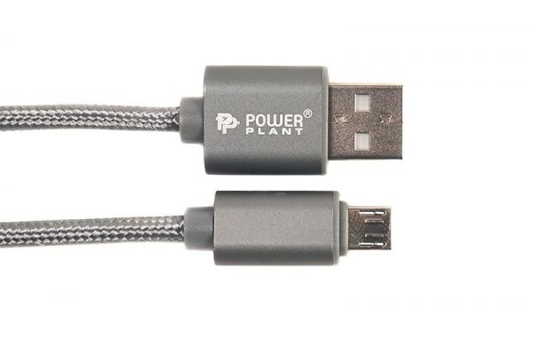  PowerPlant (CA910519) Quick Charge USB 2.0 AM  Micro, 2, Grey -  3