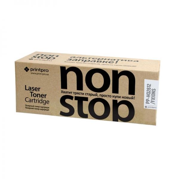  PrintPro NonStop (PP-HQ2612/FX10NS) HP LJ 1010/Canon MF4018/4120 Black (Q2612A/Canon FX10) -  1