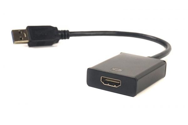  PowerPlant (CA910373) USB 3.0(AM)-HDMI(FM), 0.15, Black -  1